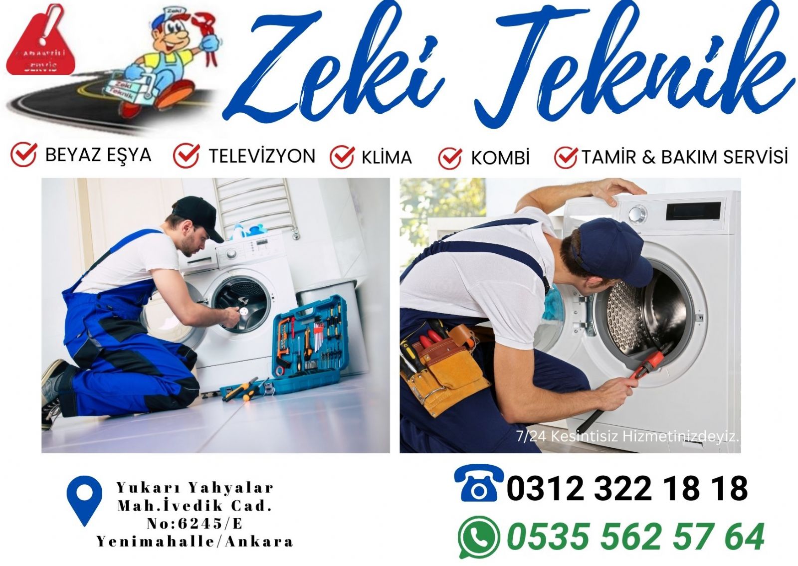 İvedik Çamaşır Makinesi Tamircisi
